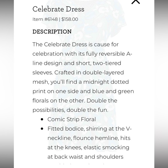 EUC CAbi Celebration dress XL - Picture 3 of 3